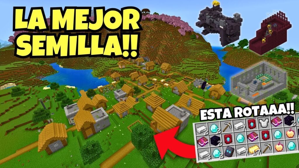 las 10 mejores semillas de minecraft para el modo supervivencia extrema