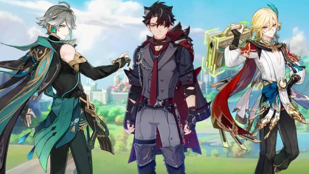 los diez personajes masculinos mas atractivos de genshin impact